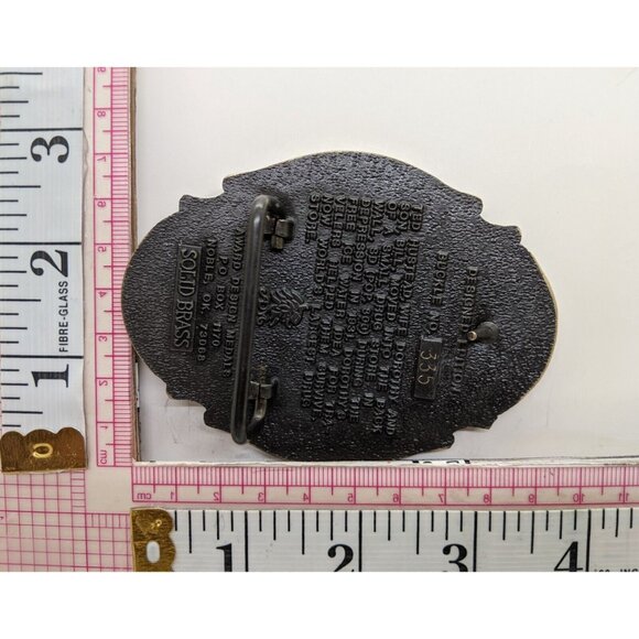 Ted & Bill Husteads Wall Drug Store Wall South Dakota Belt Buckle b2 - Picture 2 of 3